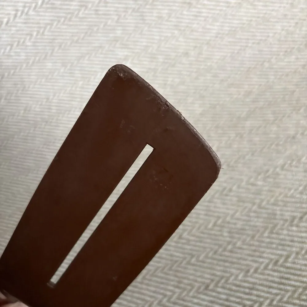 Vintage Foley Nylon Plastic Brown Single Slotted‎ Spatula Flipper Turner